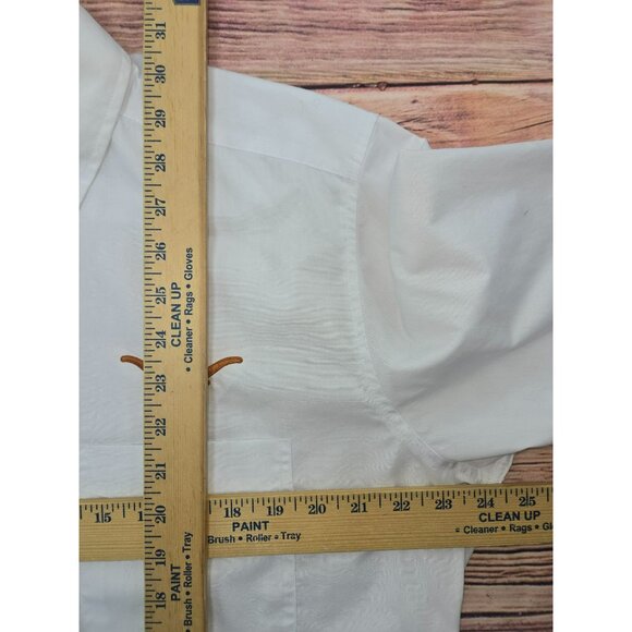 Texas Longhorn Antigua White Dress Shirt Large - Picture 9 of 9